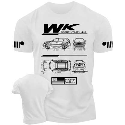 WK Grand Cherokee 2011-2022 Blueprint Jp T-Shirt