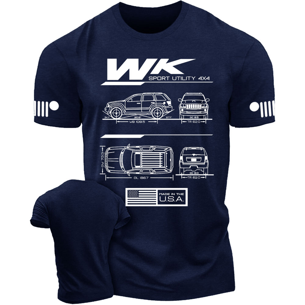 WK Grand Cherokee 2011-2022 Blueprint Jp T-Shirt