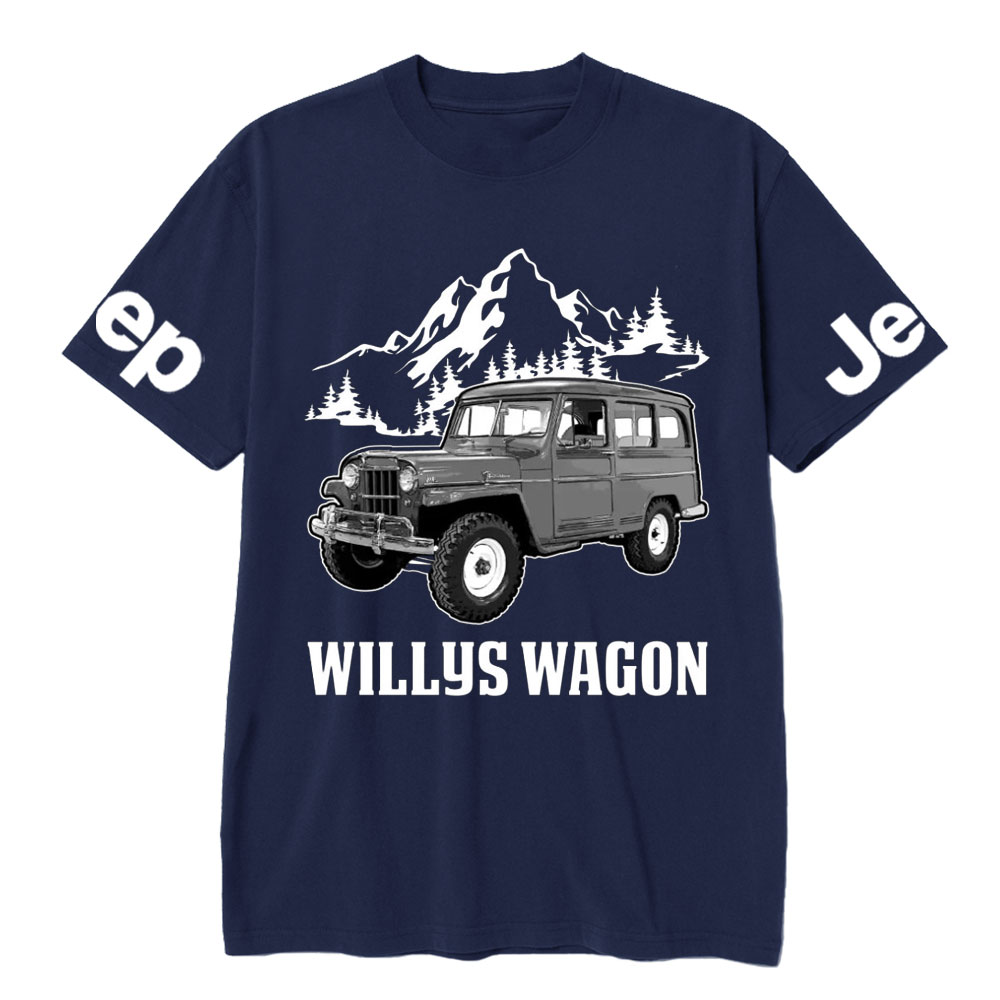Willys Wagon Jp Car Name T-Shirt