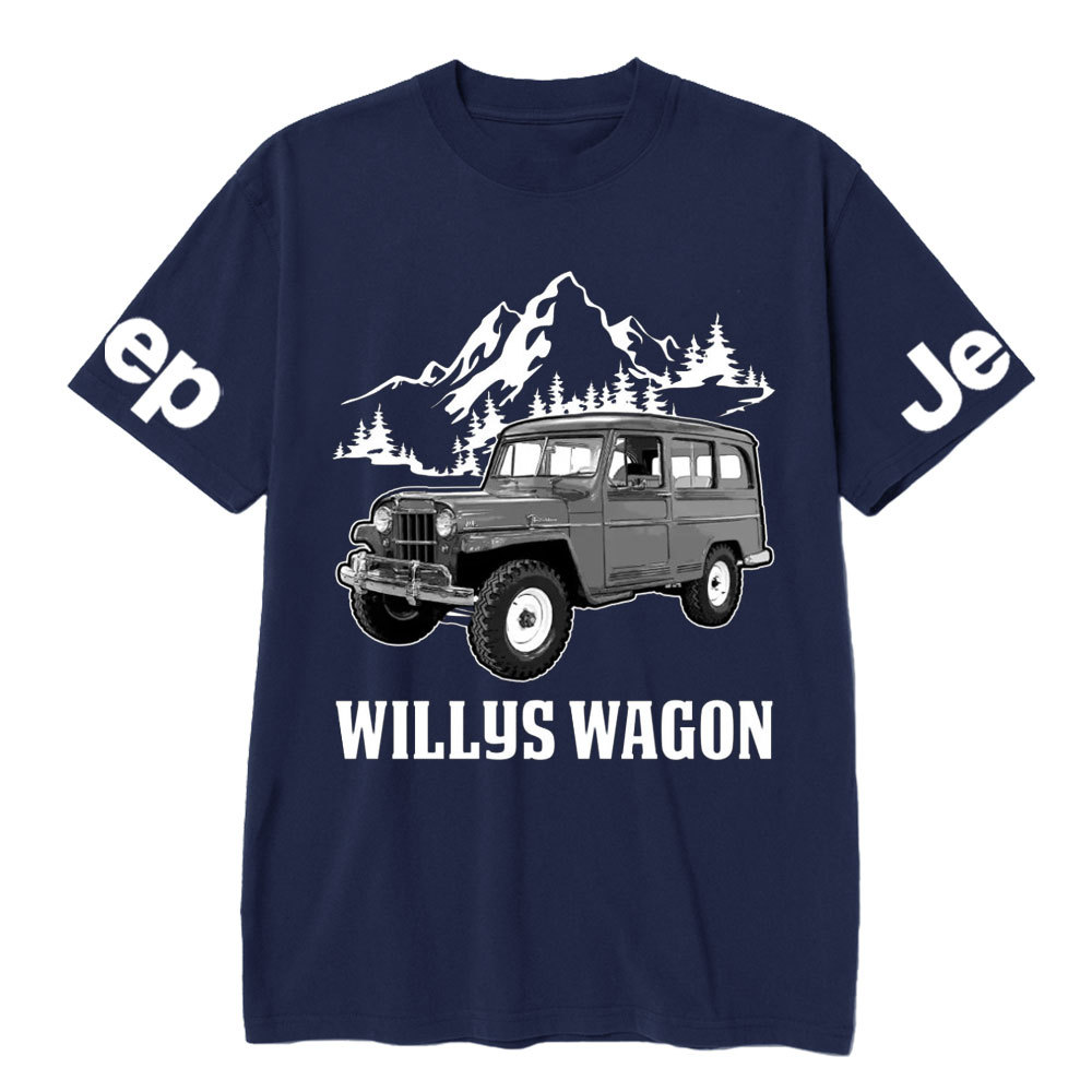 Willys Wagon Jp Car Name T-Shirt