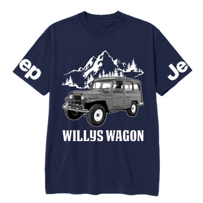 Willys Wagon Jp Car Name T-Shirt