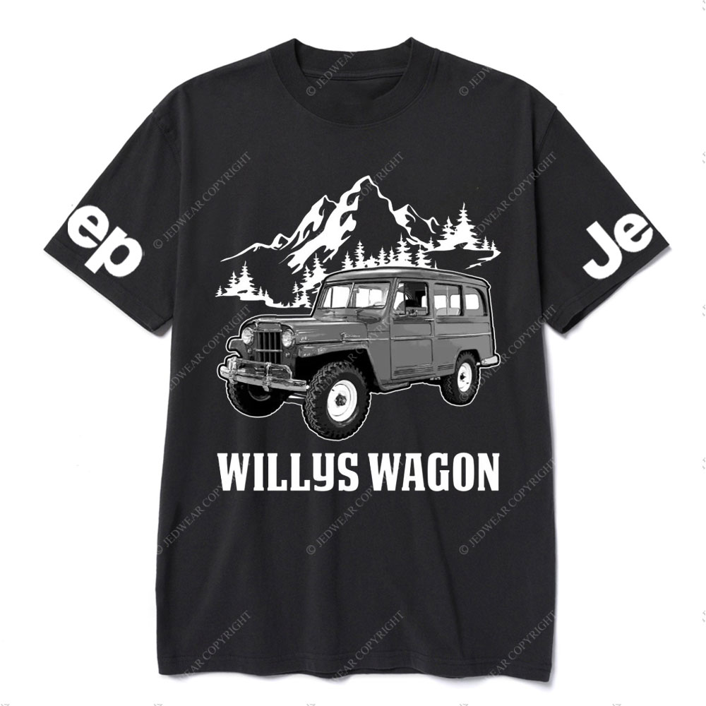 Willys Wagon Jp Car Name T-Shirt