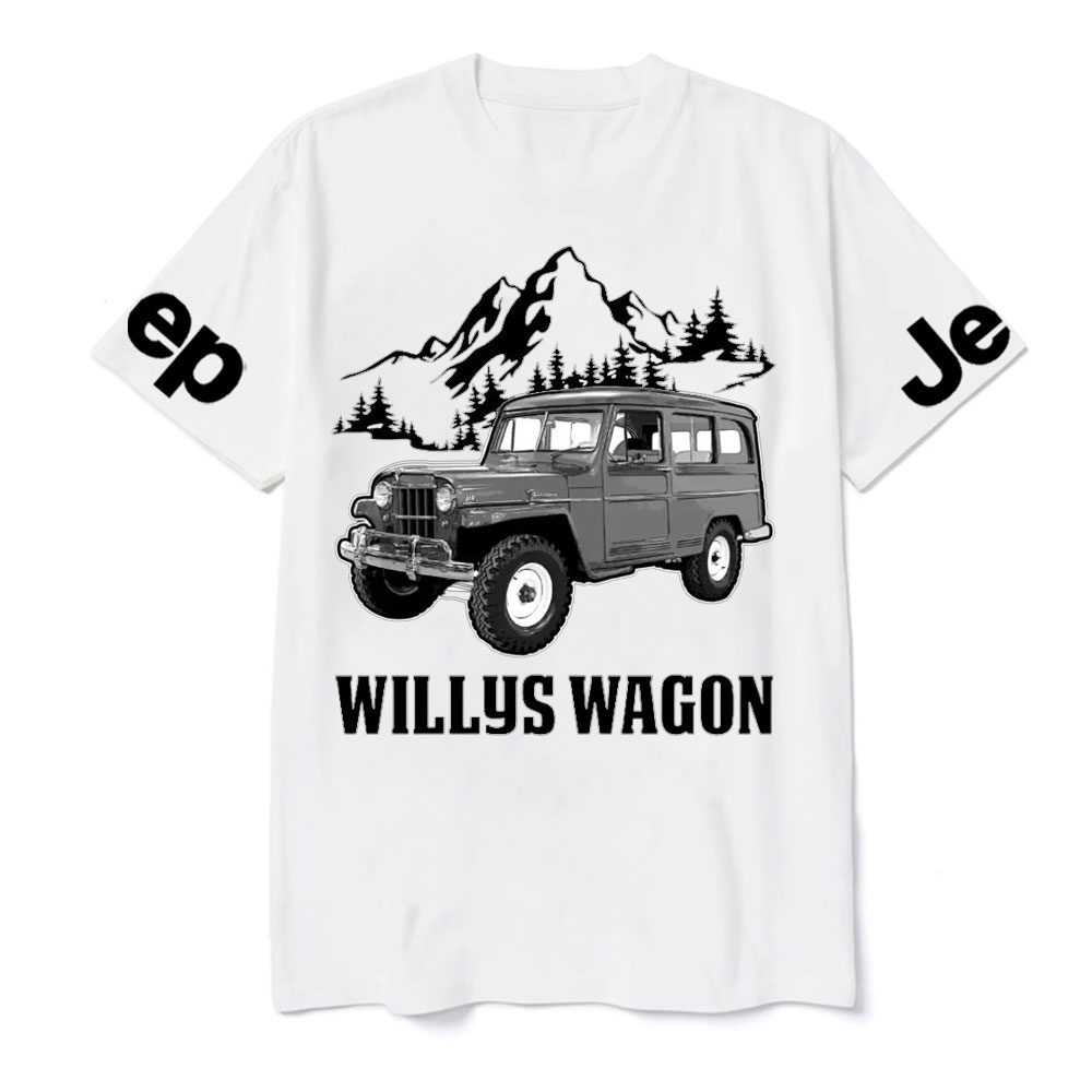 Willys Wagon Jp Car Name T-Shirt