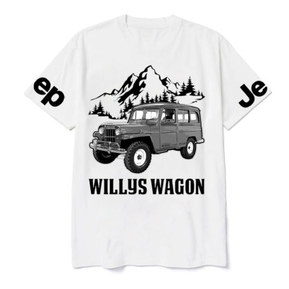 Willys Wagon Jp Car Name T-Shirt