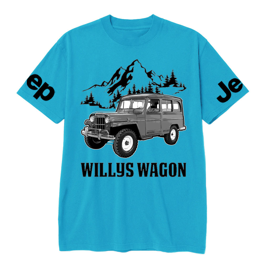 Willys Wagon Jp Car Name T-Shirt