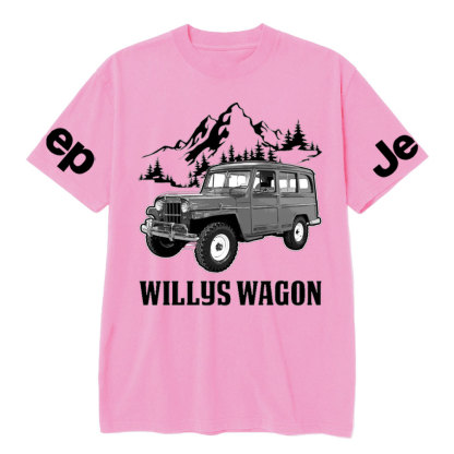 Willys Wagon Jp Car Name T-Shirt