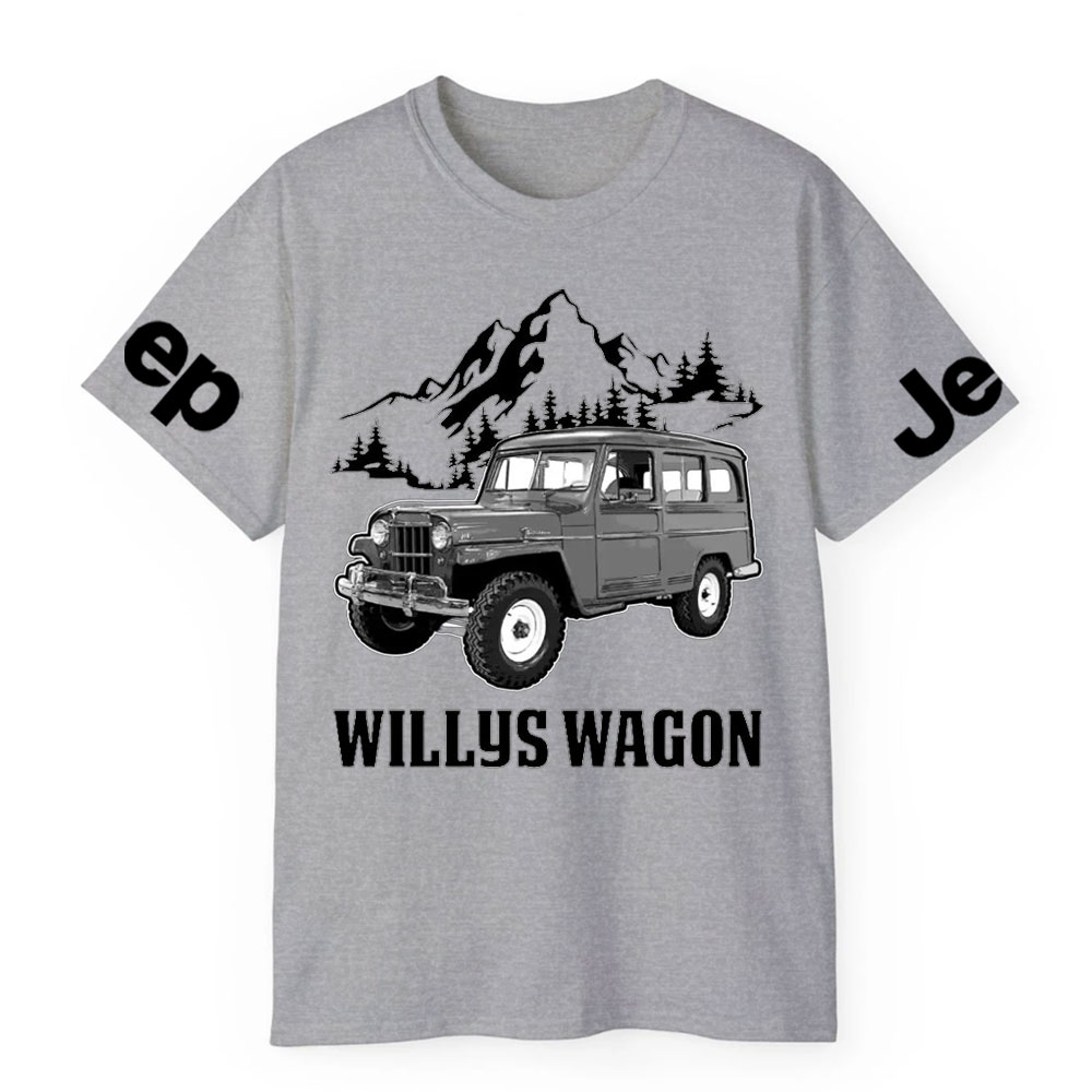 Willys Wagon Jp Car Name T-Shirt