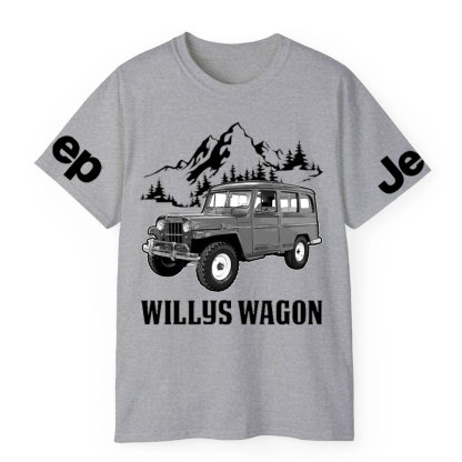 Willys Wagon Jp Car Name T-Shirt
