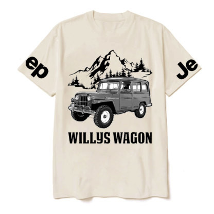 Willys Wagon Jp Car Name T-Shirt