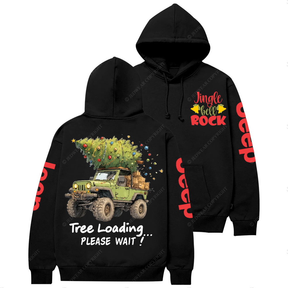 Jingle Bell Rock Tree Loading Christmas Jp Casual Hoodie