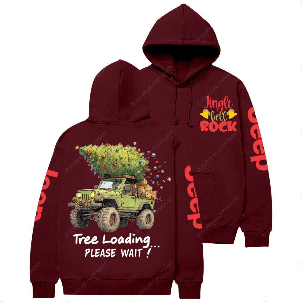 Jingle Bell Rock Tree Loading Christmas Jp Casual Hoodie