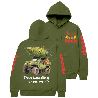 Jingle Bell Rock Tree Loading Christmas Jp Casual Hoodie