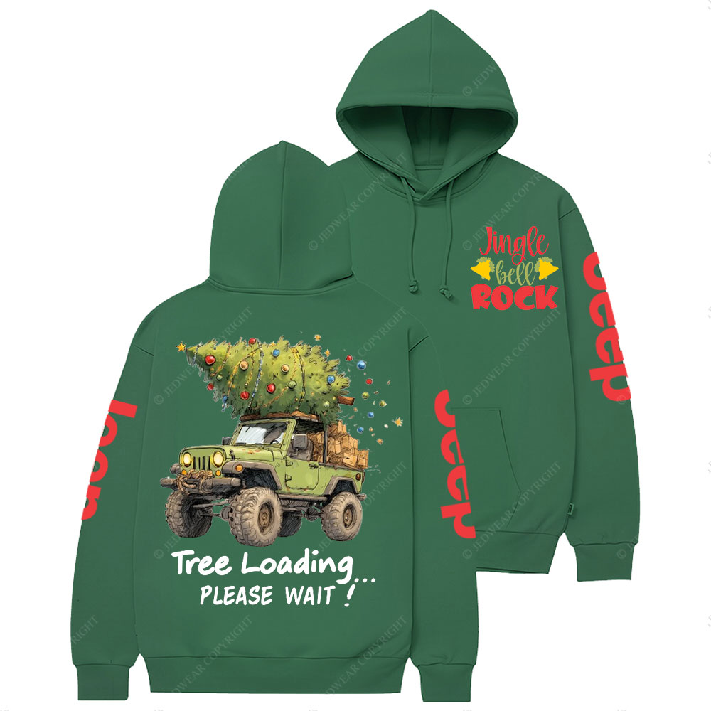 Jingle Bell Rock Tree Loading Christmas Jp Casual Hoodie