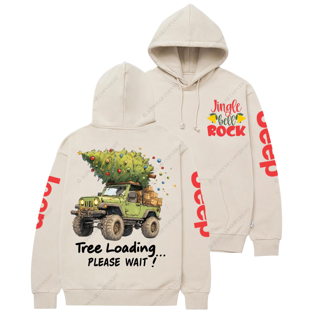 Jingle Bell Rock Tree Loading Christmas Jp Casual Hoodie