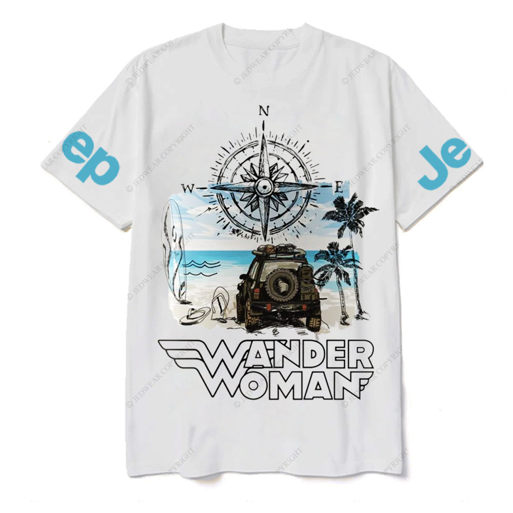 Wander Woman With Map Compass Jp T-Shirt
