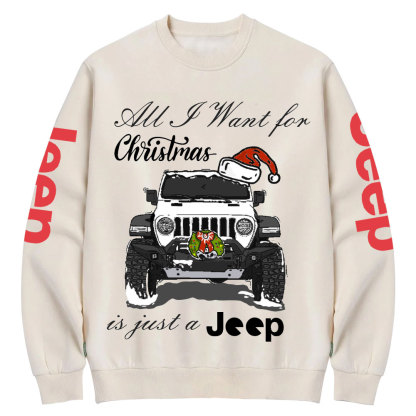 All I Want for Christmas is Just a Jp Funny Crew Neck Sweatshirt