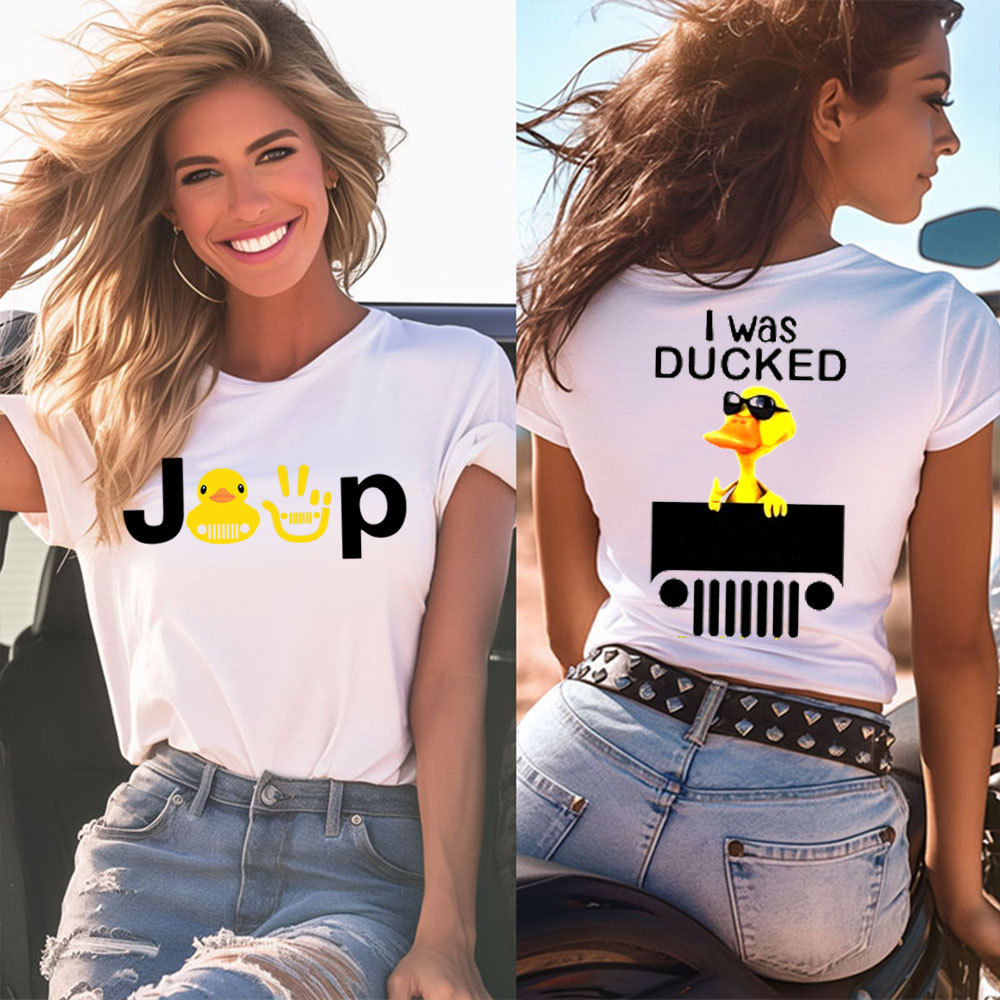 I Was Ducked Jp Duck Duck Jp Women T-Shirt