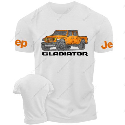 Jp Gladiator Orange Crayon Drawing T-shirt