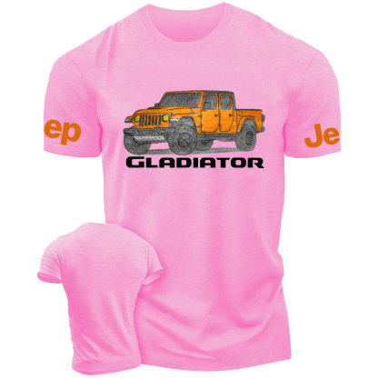 Jp Gladiator Orange Crayon Drawing T-shirt