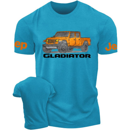 Jp Gladiator Orange Crayon Drawing T-shirt
