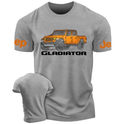 Jp Gladiator Orange Crayon Drawing T-shirt