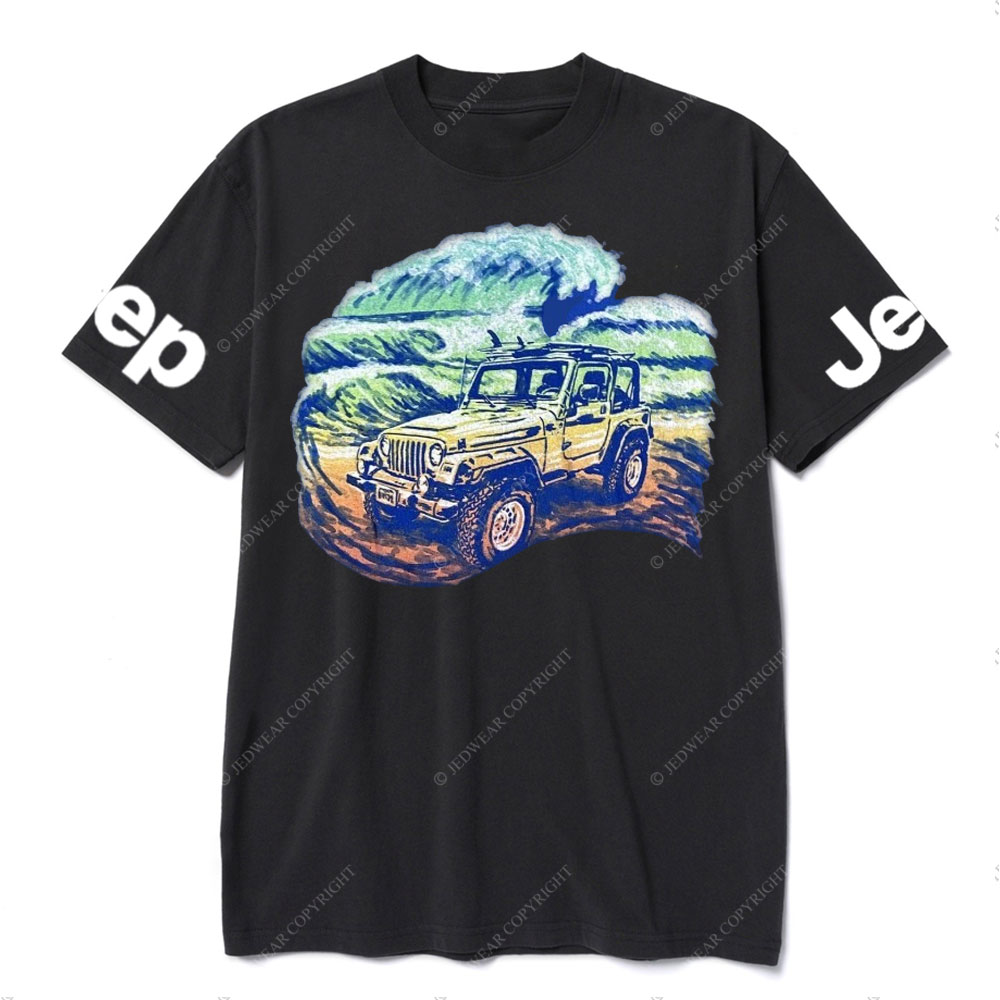 Off Road Graphic Surf Beach 4x4 Wave Jp Lover T-Shirt