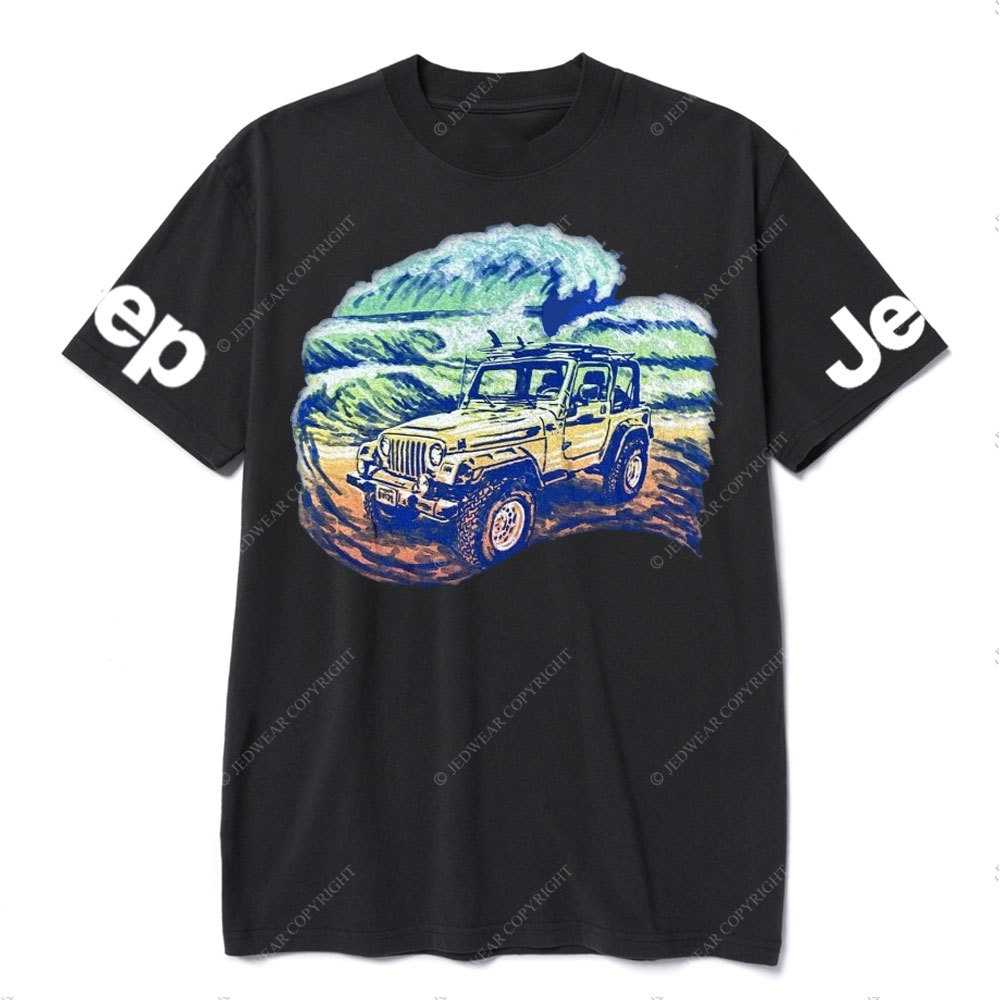 Off Road Graphic Surf Beach 4x4 Wave Jp Lover T-Shirt