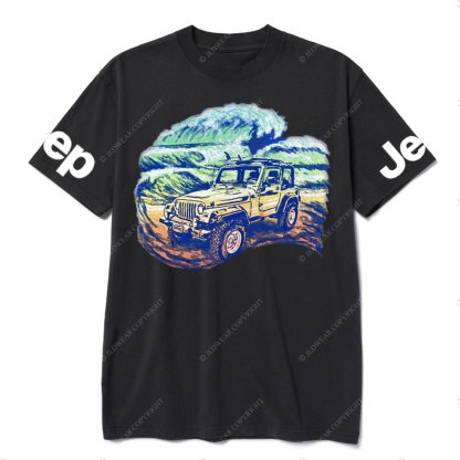 Off Road Graphic Surf Beach 4x4 Wave Jp Lover T-Shirt