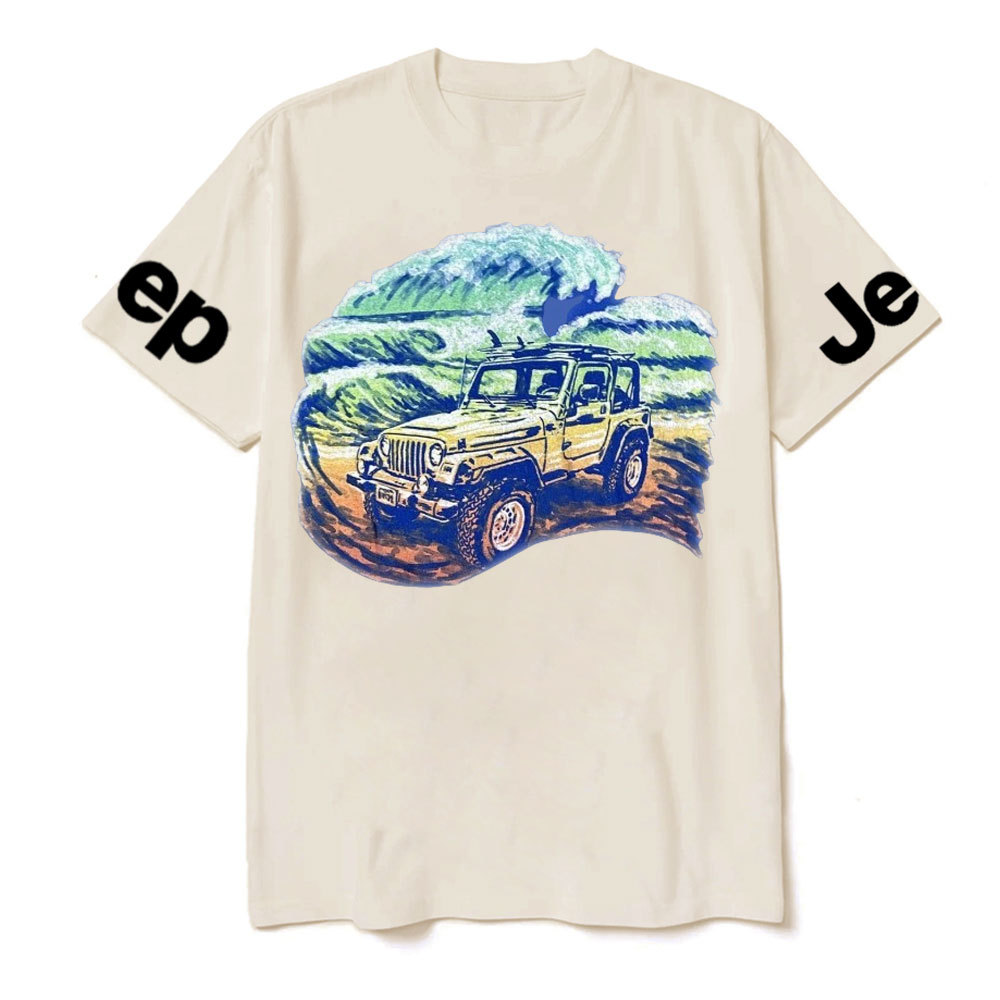 Off Road Graphic Surf Beach 4x4 Wave Jp Lover T-Shirt
