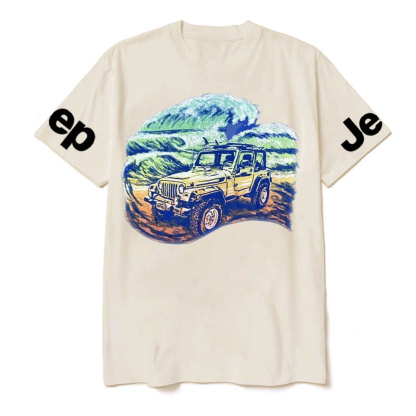 Off Road Graphic Surf Beach 4x4 Wave Jp Lover T-Shirt
