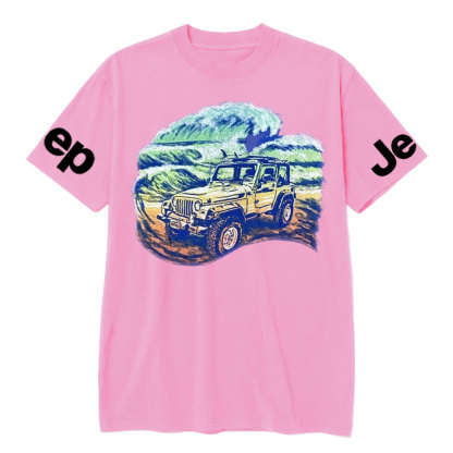 Off Road Graphic Surf Beach 4x4 Wave Jp Lover T-Shirt