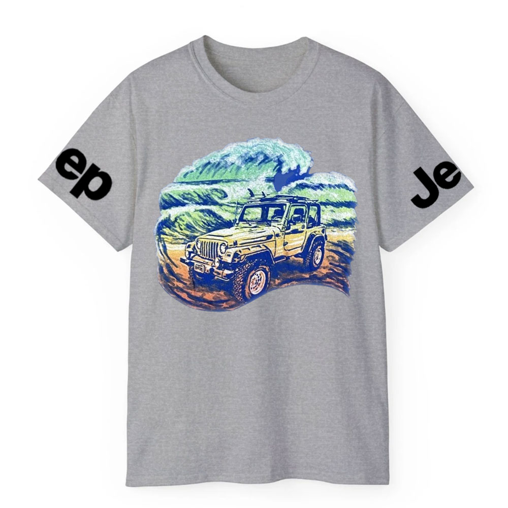 Off Road Graphic Surf Beach 4x4 Wave Jp Lover T-Shirt