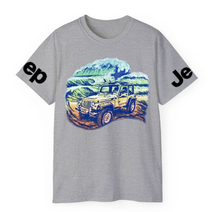 Off Road Graphic Surf Beach 4x4 Wave Jp Lover T-Shirt