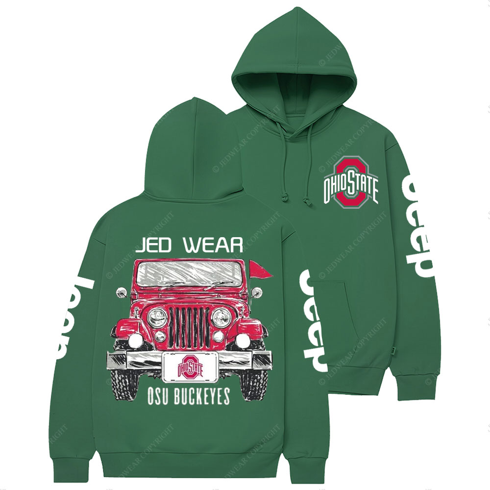 Ohio OSU Buckeyes Jp Casual Hoodie