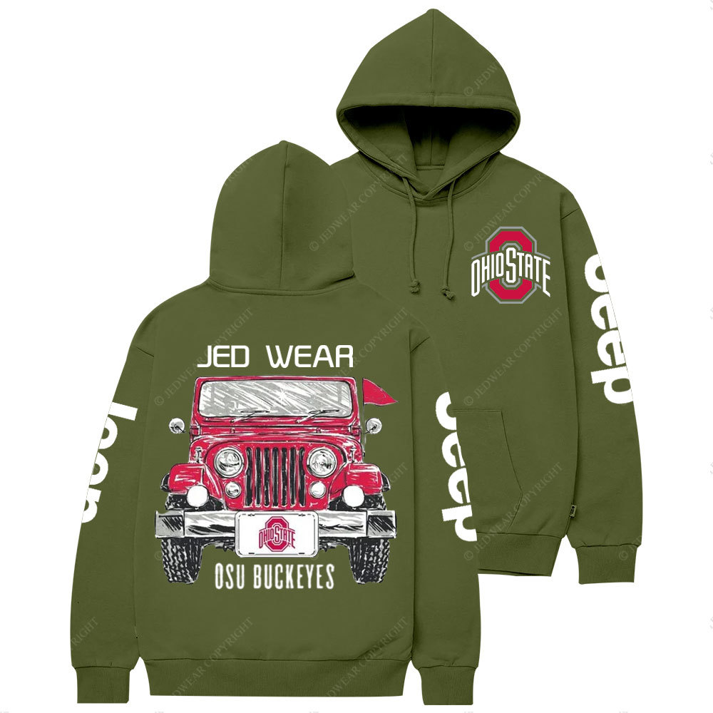 Ohio OSU Buckeyes Jp Casual Hoodie