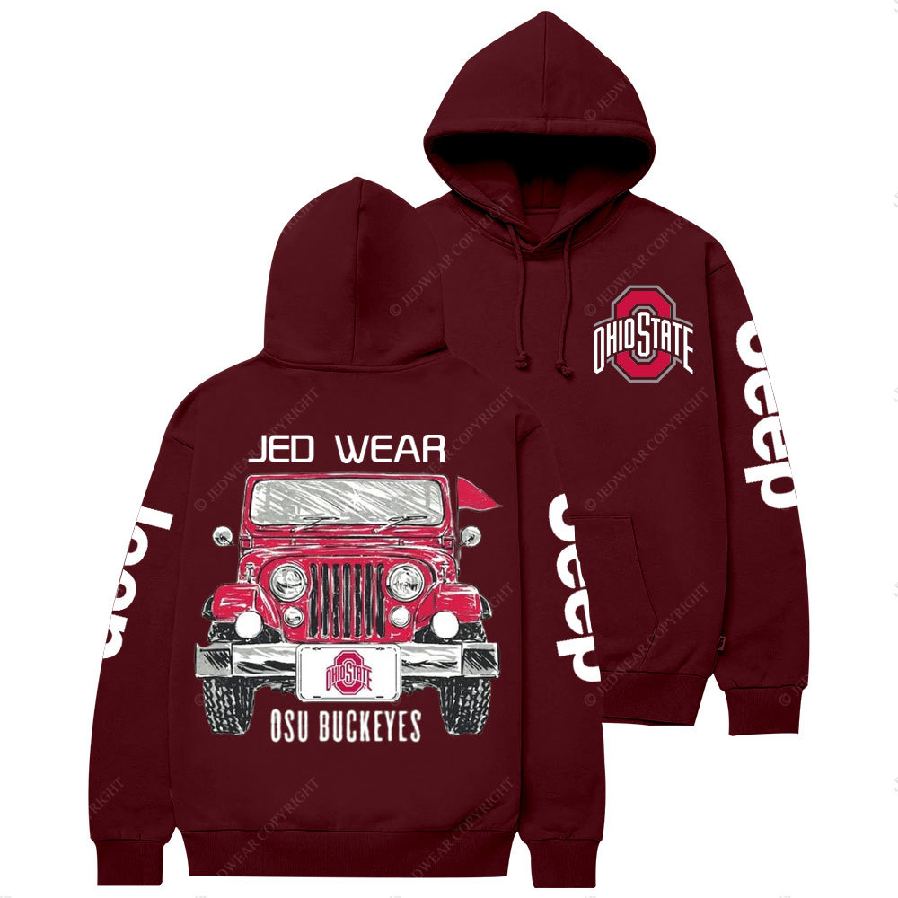 Ohio OSU Buckeyes Jp Casual Hoodie