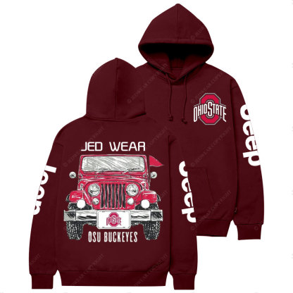 Ohio OSU Buckeyes Jp Casual Hoodie