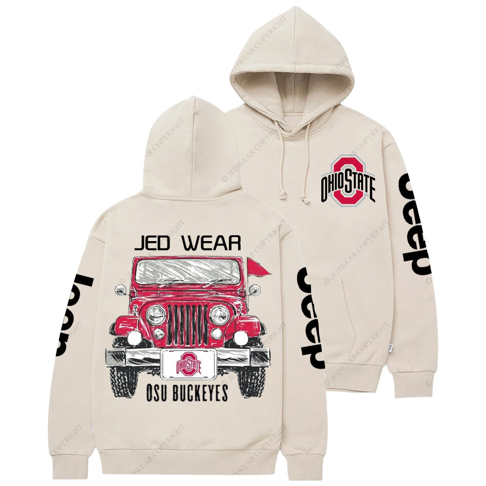 Ohio OSU Buckeyes Jp Casual Hoodie