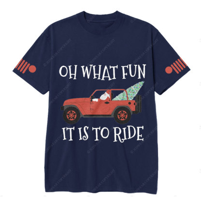 4x4 Christmas Tree Off-Road Santa Drive Jp T-Shirt