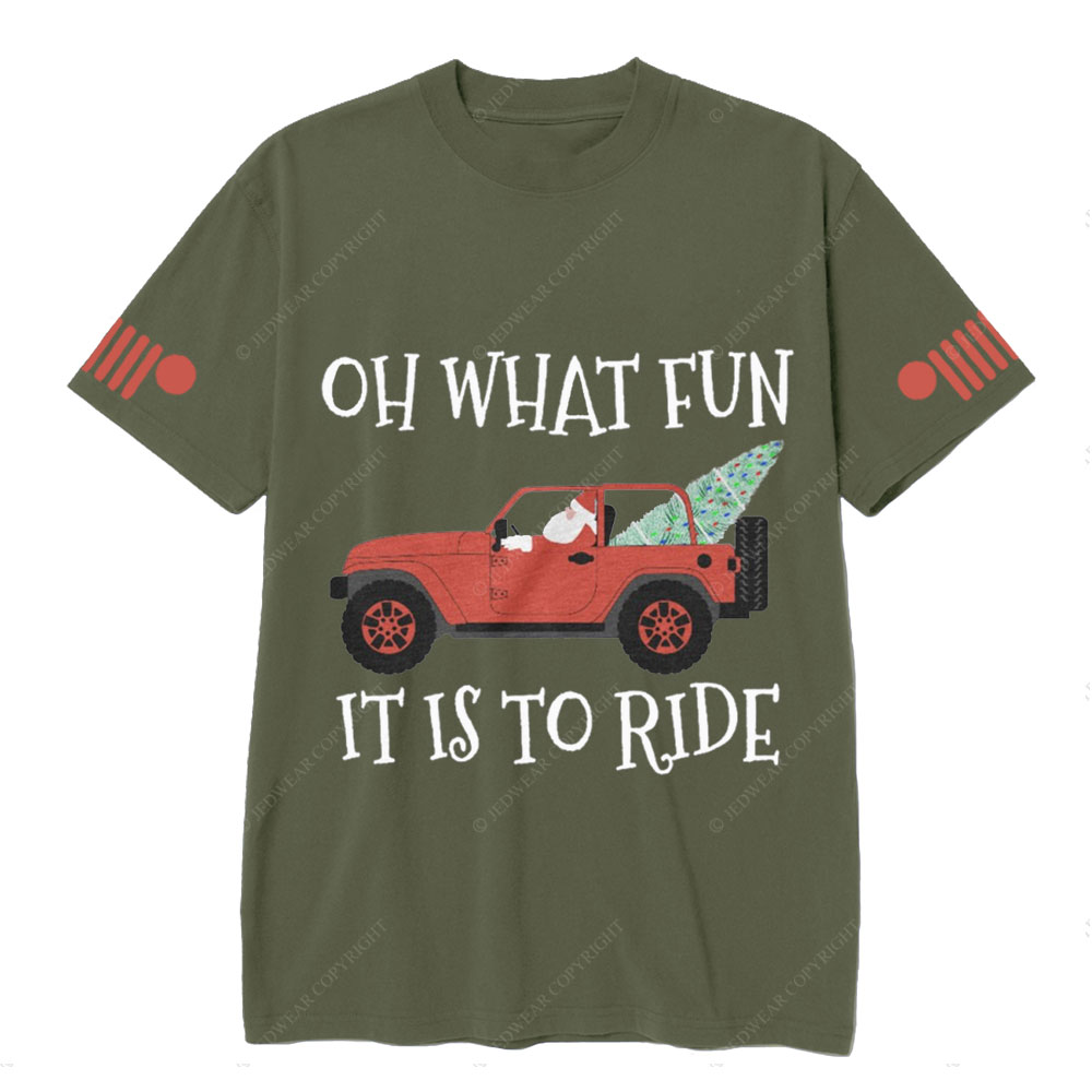 4x4 Christmas Tree Off-Road Santa Drive Jp T-Shirt