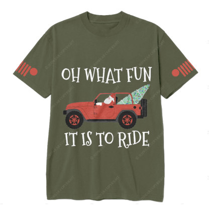 4x4 Christmas Tree Off-Road Santa Drive Jp T-Shirt