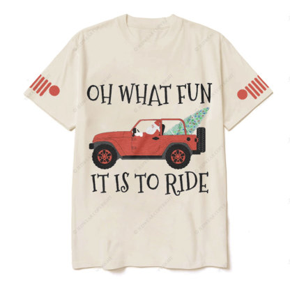 4x4 Christmas Tree Off-Road Santa Drive Jp T-Shirt