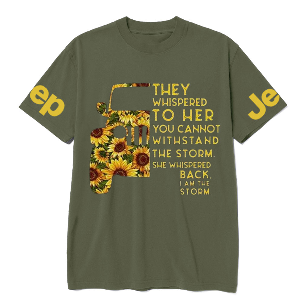 They Whispered To Her Sunflower Jp T-Shirt