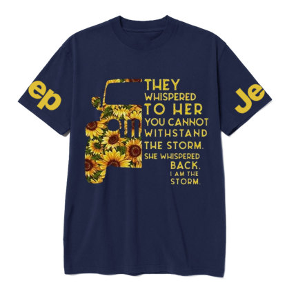They Whispered To Her Sunflower Jp T-Shirt