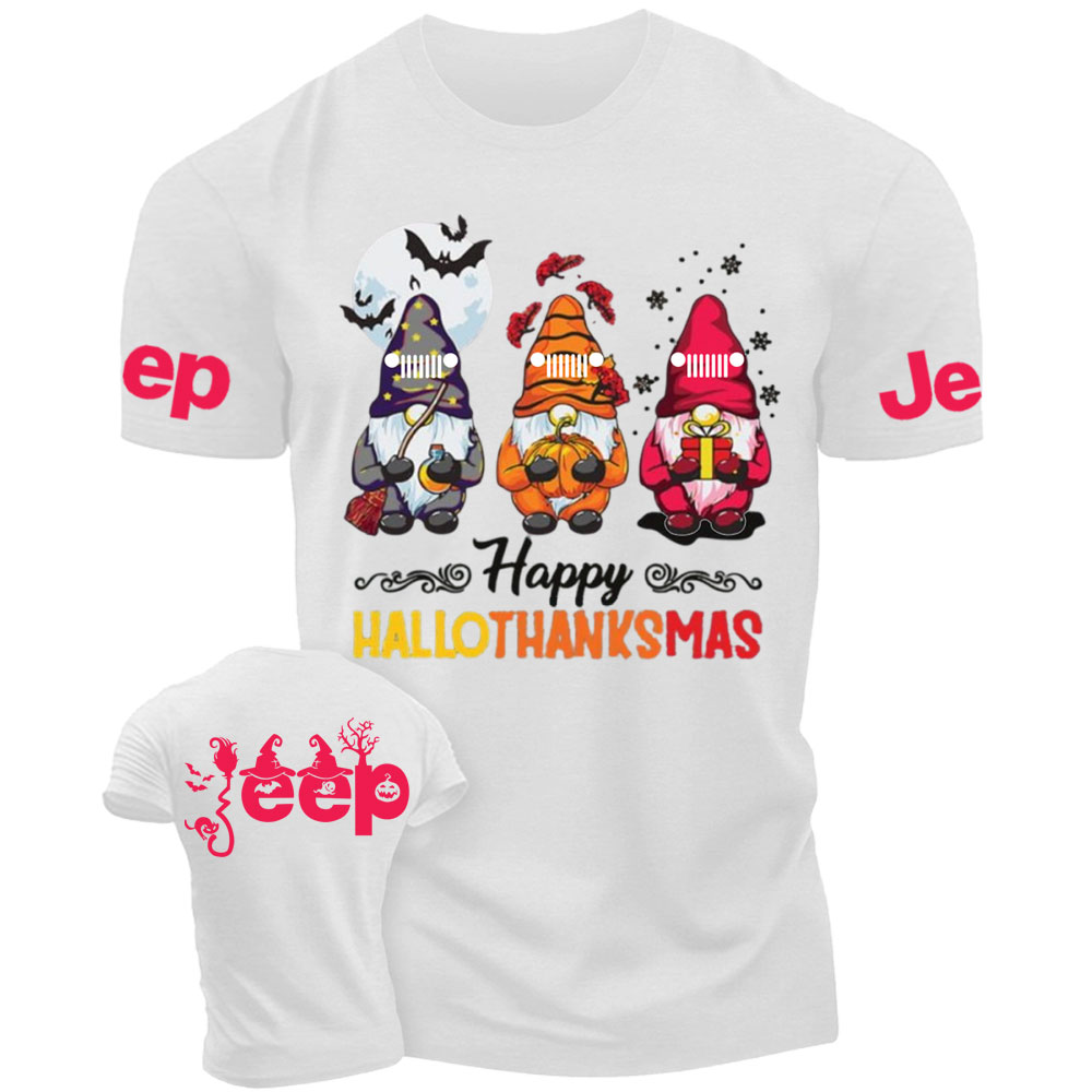Happy Hallothanksmas Gnomes Magical Jp T-Shirt