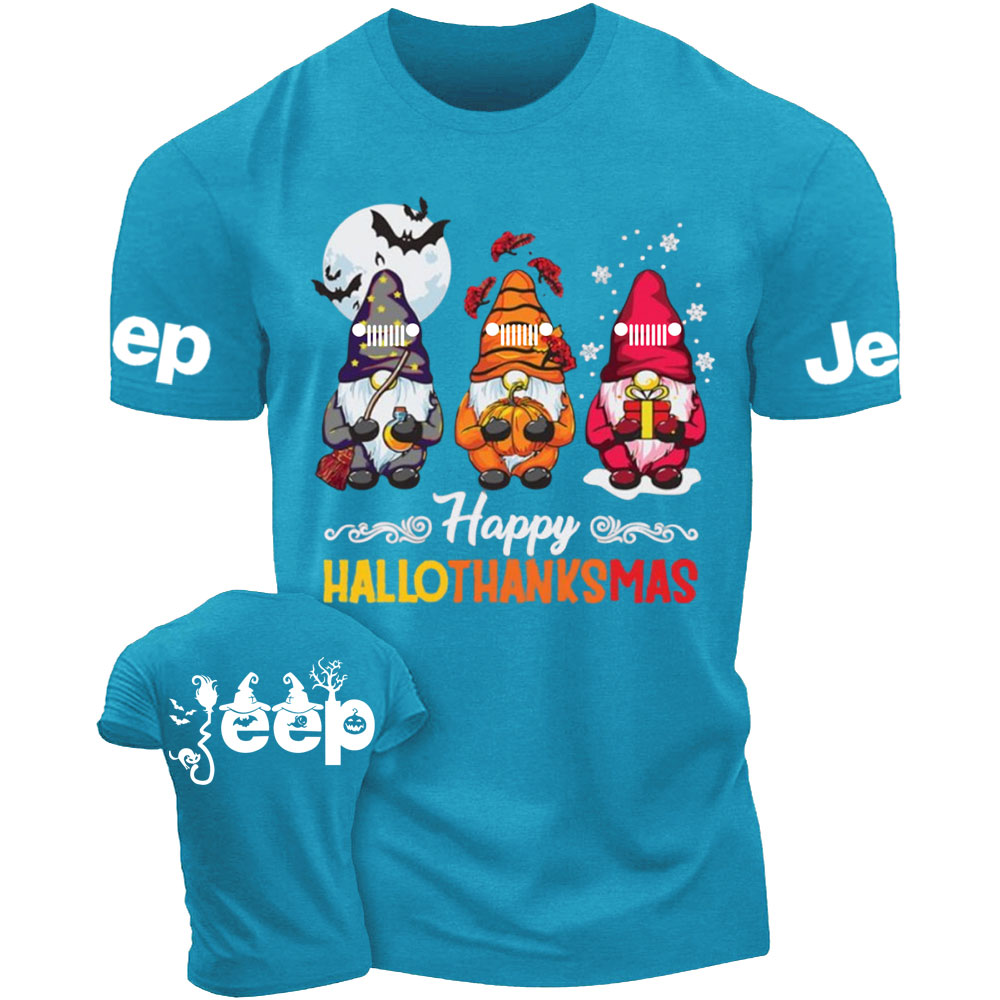 Happy Hallothanksmas Gnomes Magical Jp T-Shirt