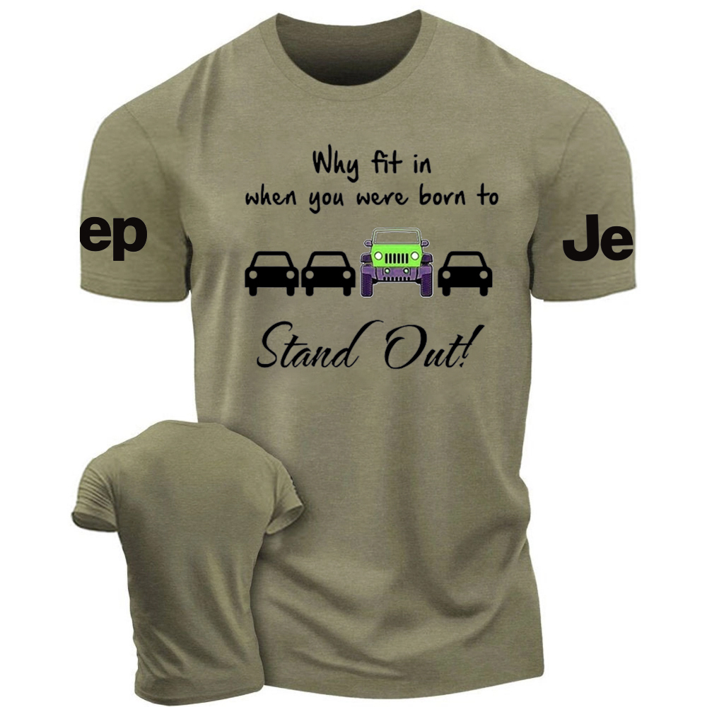 Why Fit In When You Were Born To Stand Out Jp T-Shirt