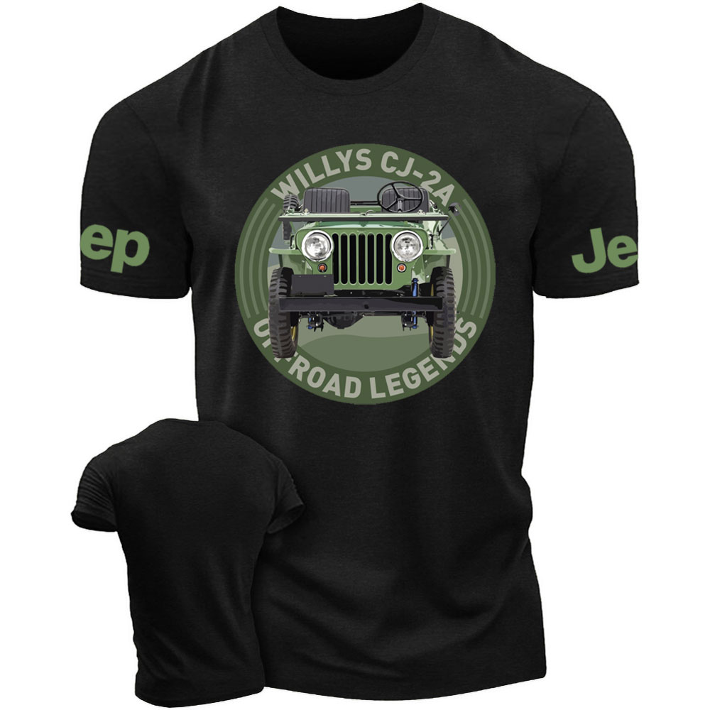 Willys CJ-2A 4x4 Offroad Legends Jp T-Shirt