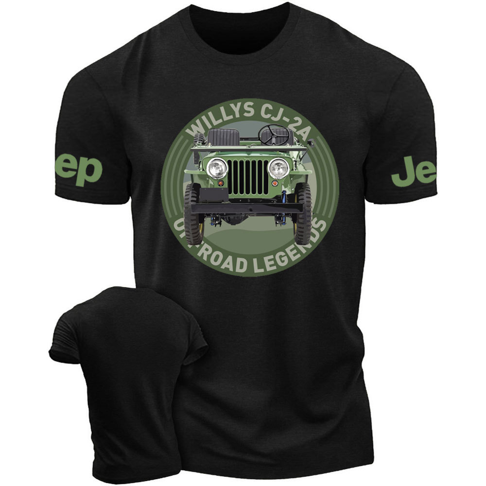 Willys CJ-2A 4x4 Offroad Legends Jp T-Shirt