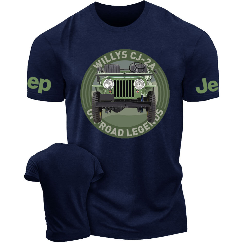 Willys CJ-2A 4x4 Offroad Legends Jp T-Shirt